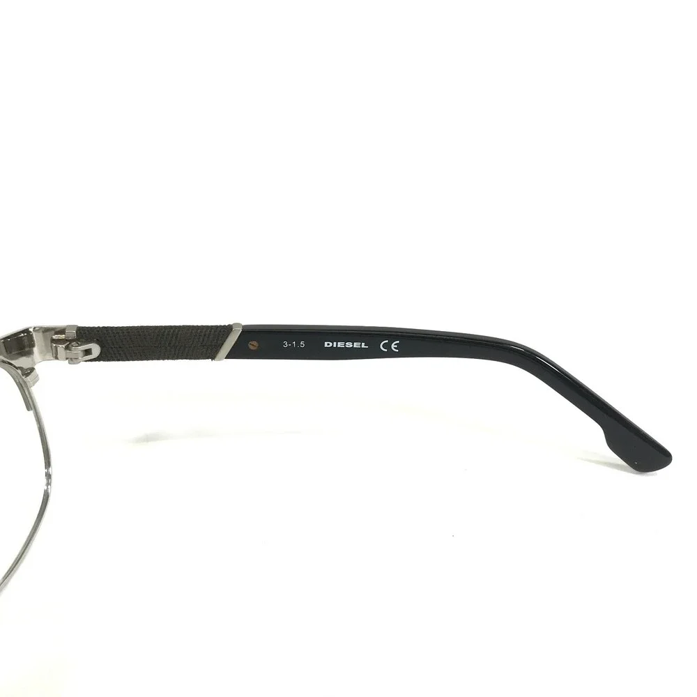 Diesel Eyeglasses Frames DL5125 col.097 Black Green Silver Denim 52-17-145